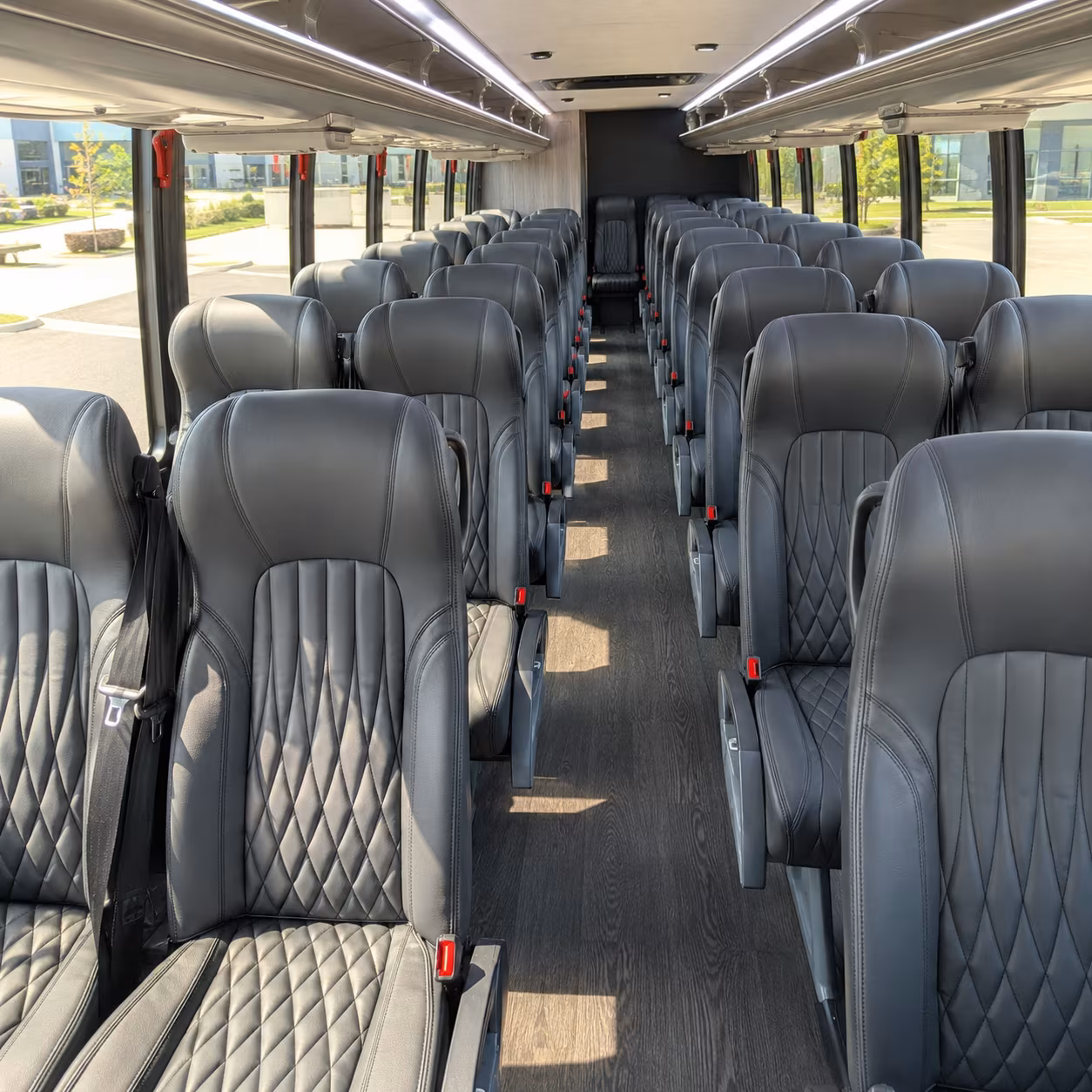 charleston 30 passenger minibus inside
