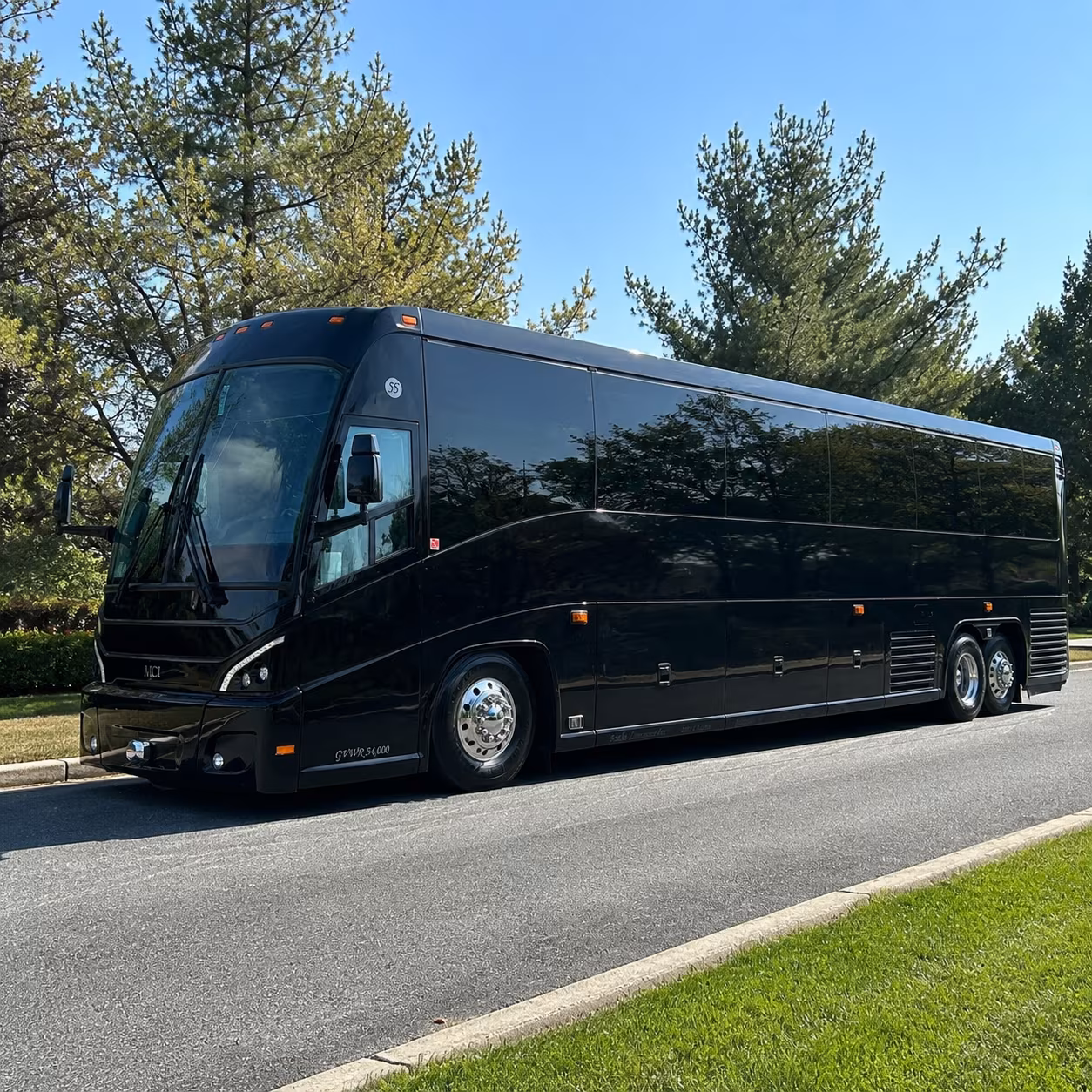 charleston government military charter bus rental