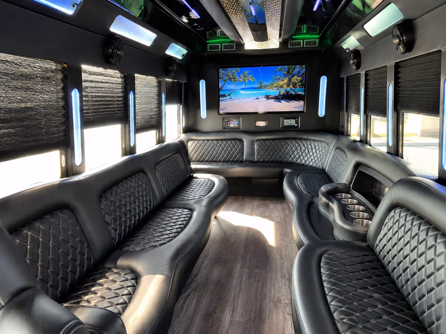 charleston night town any party bus rental