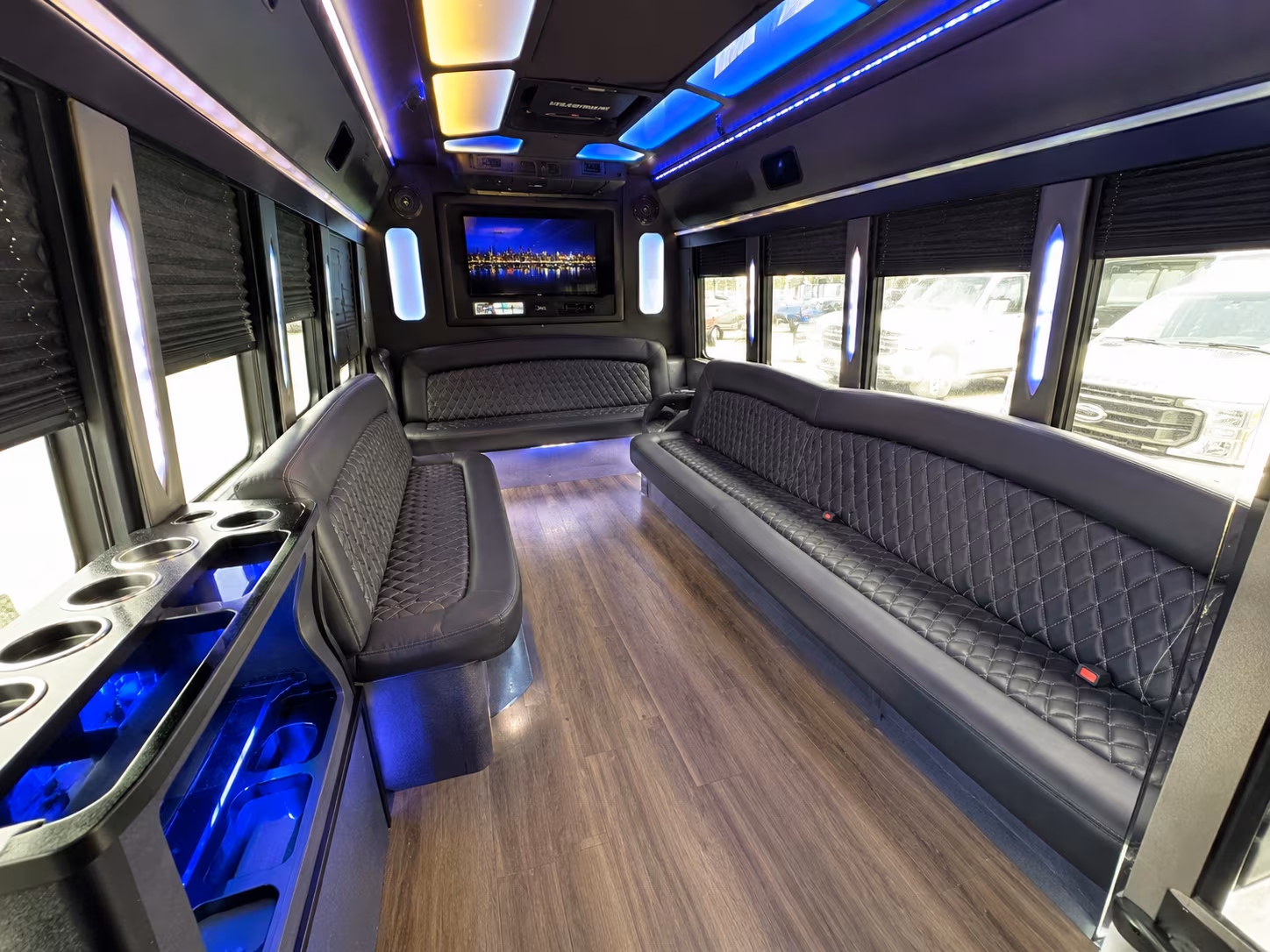charleston wedding party bus rental